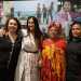 A renderla viva  la 42enne direttrice artistica Vanessa Mastrocessario Silva. In foto  la prima a sinistra e posa assieme alla mediatrice culturale Larissa Di Lauro Amorim, ad Ana Estrela e alla figlia di quest'ultima: Laina